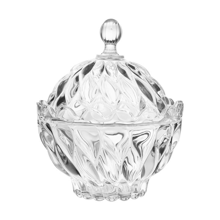 شکلات خوری شیشه و بلور اصفهان سری فلورانس کد 144 Esfahan Glass Florence 144 Candy Dish